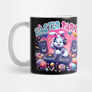 Easter Party Bunny DJ Hip Hop Dancing Music Mug